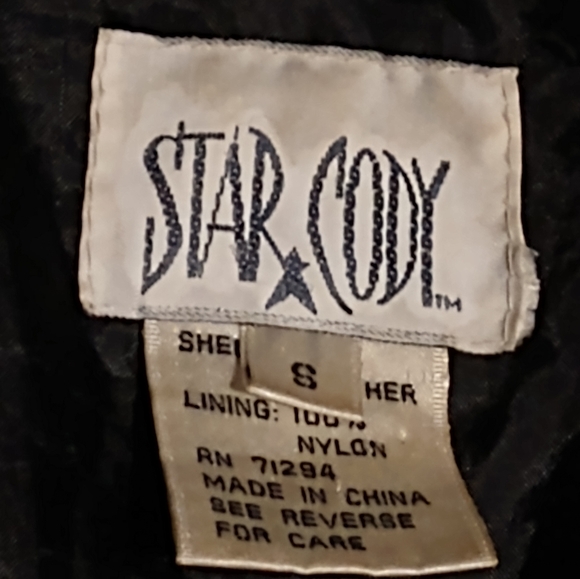 Hand painted Leather Jacket. - Picture 3 of 3